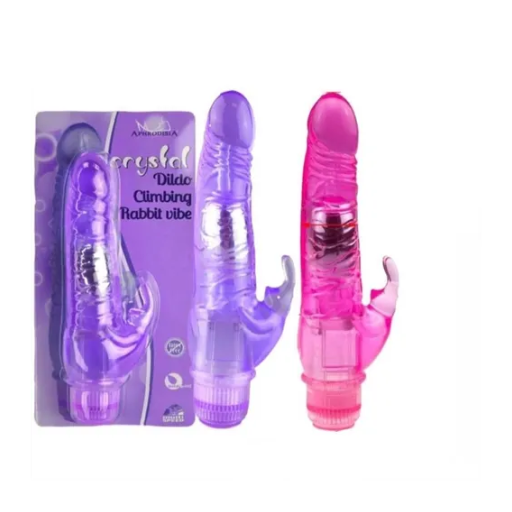 Crystal Dildo Climbing Rabbit Vibe 5