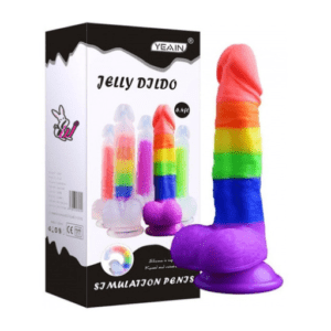 Jelly Dildo Arcoíris Yeain