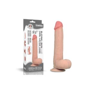 Dildo Lovetoy 9.0" Sliding Skin Dual Layer Dong 1